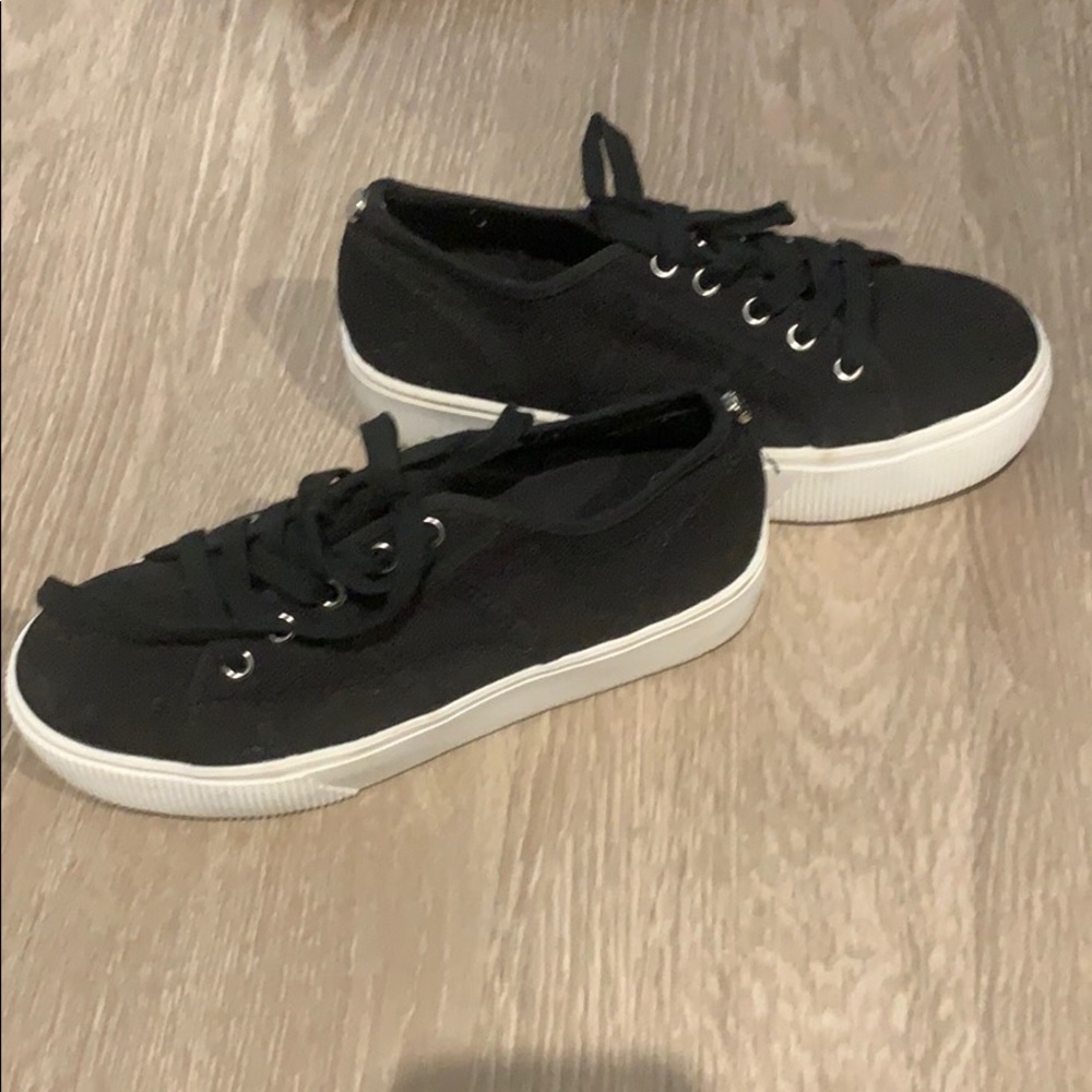 Black Platform Steve Madden Sneakers